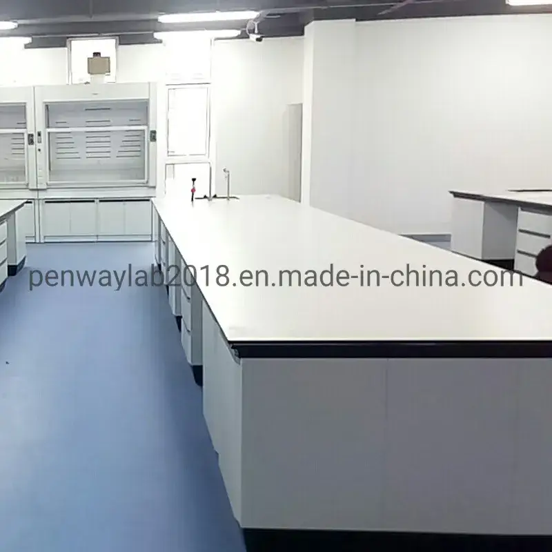 Bàn làm việc phòng thí nghiệm được làm bằng vật liệu gốm nhựa epoxy phenolic chất lượng