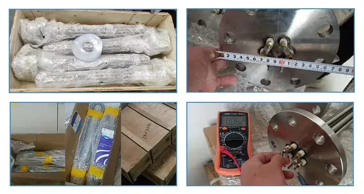 Bộ gia nhiệt điện trở dạng phẳng Laiyuan 220V 1500W 3u cho việc đun nước chìm hình ảnh 19-description