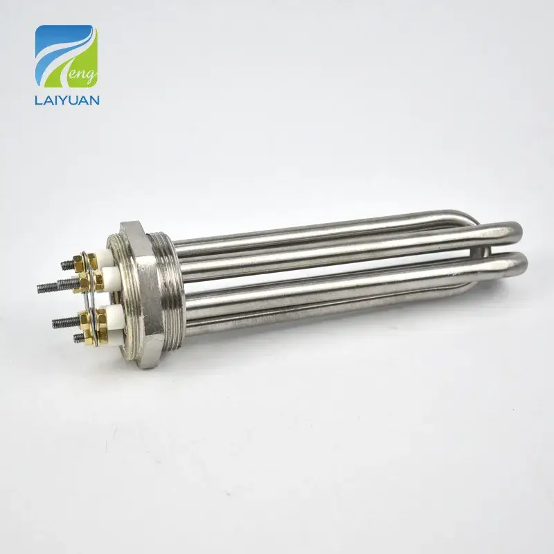 Bộ gia nhiệt điện trở dạng phẳng Laiyuan 220V 1500W 3u cho việc đun nước chìm