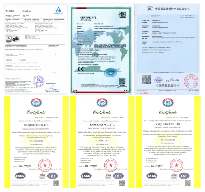 Thiết bị sân chơi ngoài trời đa năng với cầu trượt thép không gỉ và dây leo lưới hình ảnh 22-description