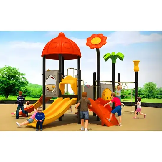 Thiết bị giải trí ngoại trời: Cầu trượt nước, sân chơi, cầu trượt bể bơi cho trẻ em và sân chơi trong nhà hình ảnh 1-description