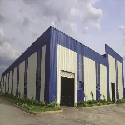 Xưởng sản xuất sở hữu kết cấu thép tiền chế có chi phí thấp và nhịp lớn
