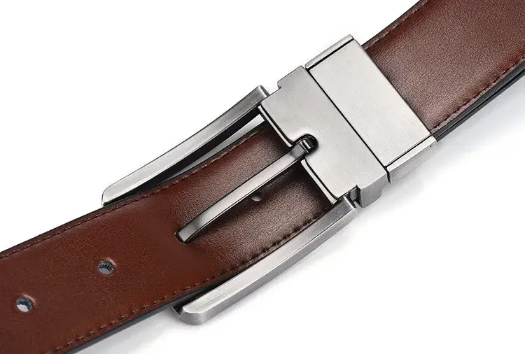 Thắt lưng nam da thật, tùy chỉnh logo, thiết kế sang trọng từ nhà sản xuất hình ảnh 19-description