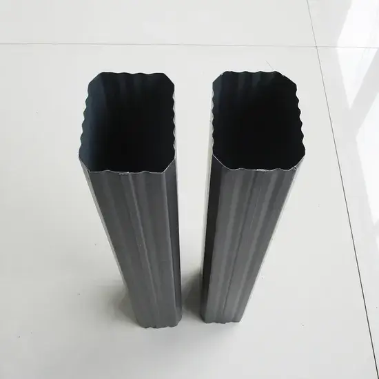 Ống thoát nước mưa bằng thép nhôm kim loại không mối nối, tùy chỉnh theo yêu cầu, sử dụng lâu dài