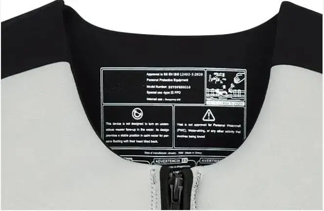 Áo phao chất lượng cao từ neoprene và foam EPE, phù hợp cho hoạt động bơi lội và lướt sóng