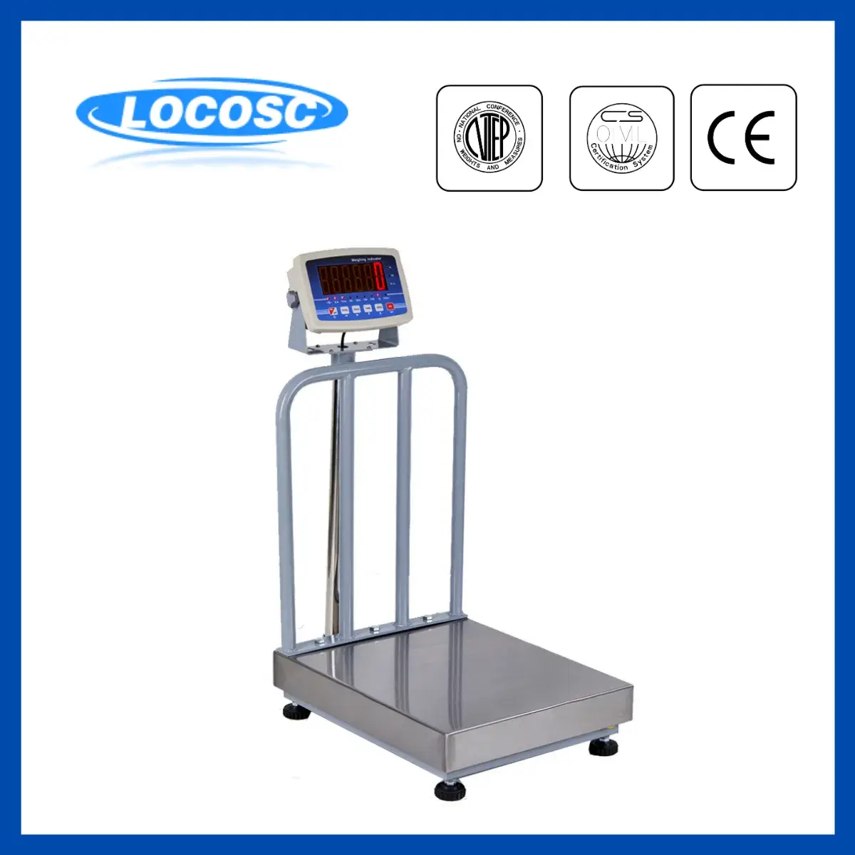 Bảng cân LED di động Locosc LP7611J - Sức chứa 500kg và 600kg, thiết kế tiện lợi