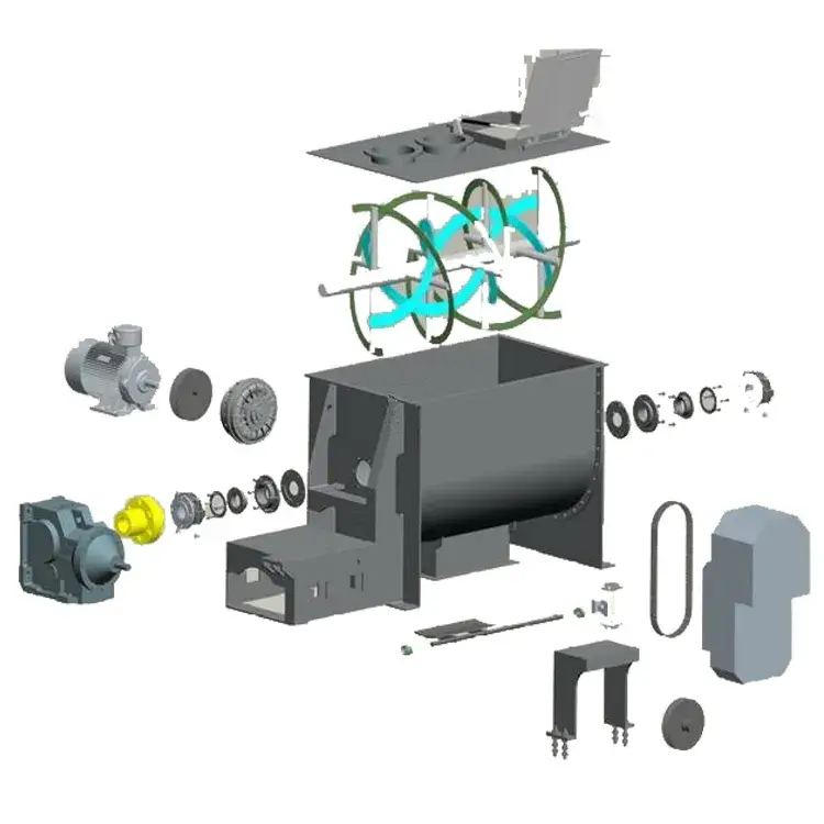 Thiết bị Longxing tự động trộn vữa khô và bột mì hình ảnh 13-description