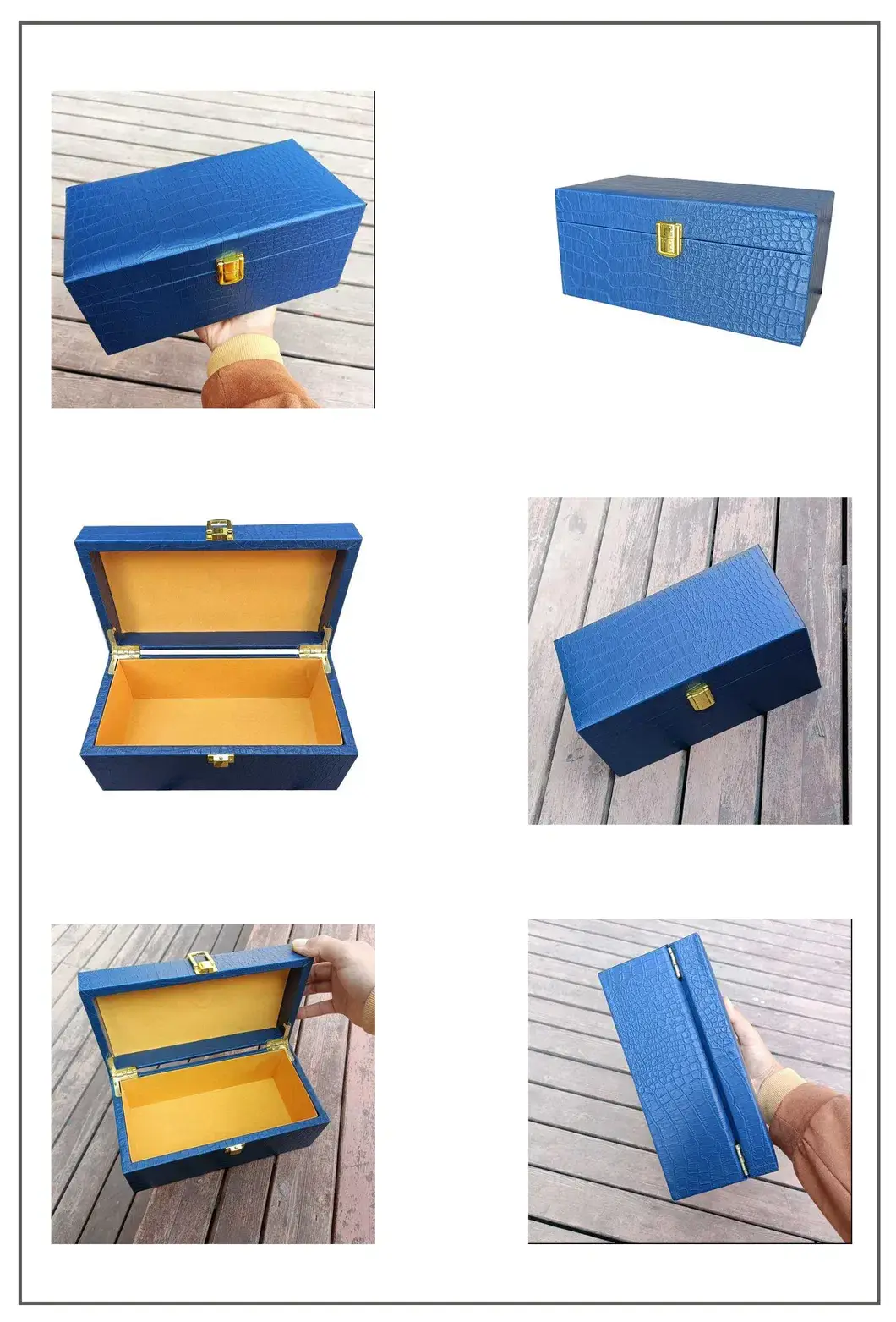 Hộp quà đóng gói nước hoa gỗ được làm từ chất liệu da PU cao cấp hình ảnh 12-description