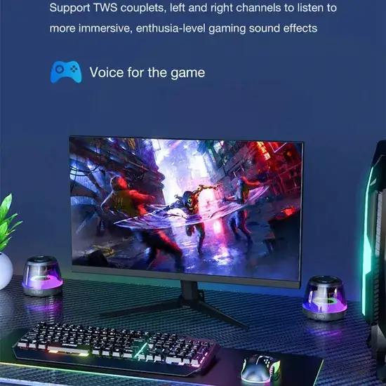 Loa Bluetooth mini M2 có đèn RGB và nam châm, thiết bị âm thanh không dây hỗ trợ giá đỡ điện thoại