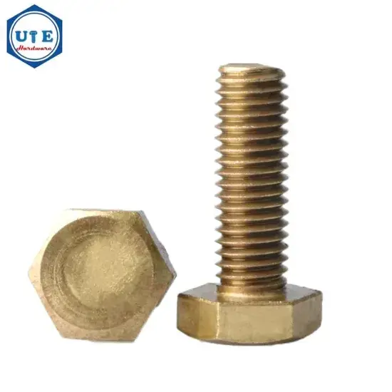 Bu lông lục giác hợp kim đồng và đồng thau M3 - M12 chất lượng cao