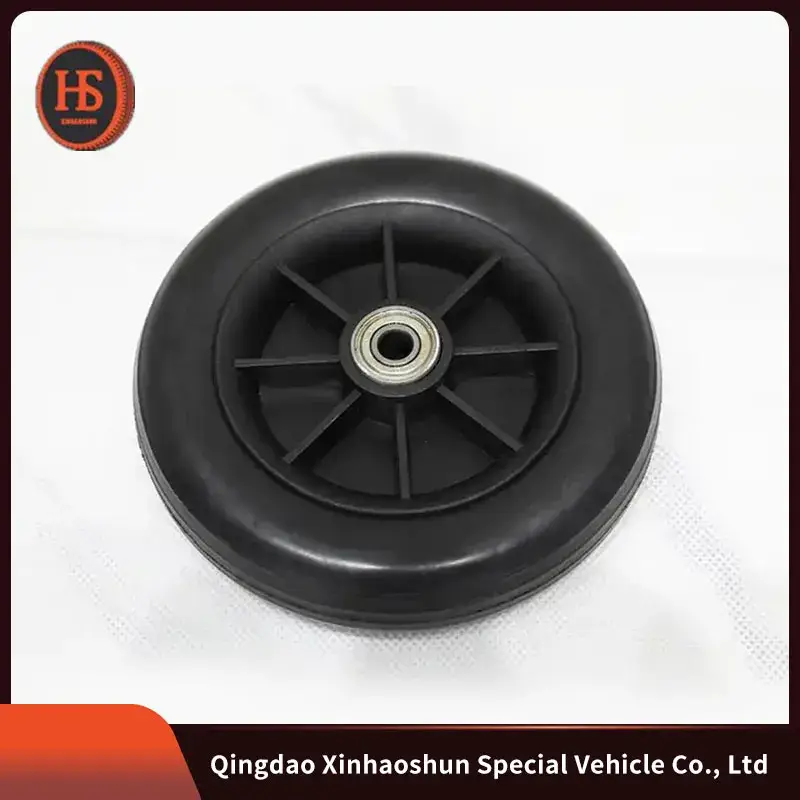 10 Inch 3.00-4 Bánh xe bán hơi phẳng 260X85mm, Sản xuất tại Trung Quốc, Bánh xe PU Foam không cần bơm