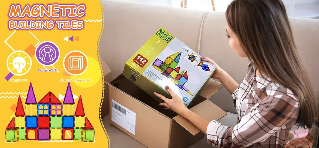 Đồ Chơi STEM Khối Nam Châm: Tạo Ra Sự Sáng Tạo và Kỹ Năng Giải Quyết Vấn Đề, Trò Chơi Ghép Hình 3D cho Trẻ Em hình ảnh 14-description