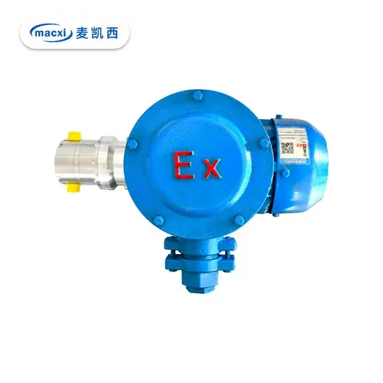 Bơm bánh răng từ tính cho việc điền bơm bánh răng, bằng thép không gỉ với động cơ mạnh mẽ
