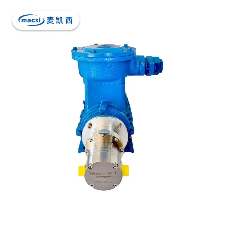 Bơm bánh răng từ tính cho việc điền bơm bánh răng, bằng thép không gỉ với động cơ mạnh mẽ