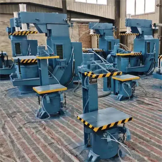 Máy đúc khuôn cát cho sản xuất nắp hố ga và kim loại hình ảnh 1-description
