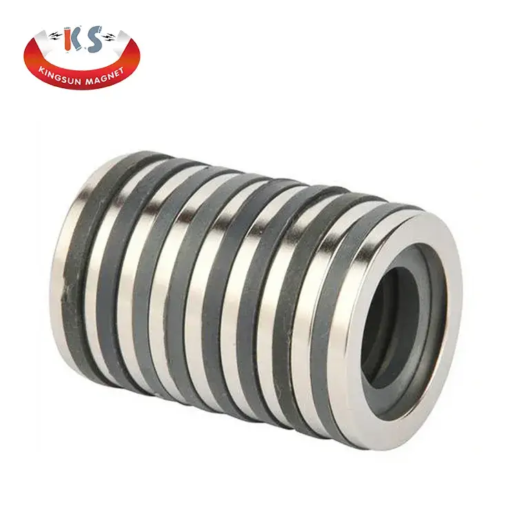 Nhà sản xuất cung cấp vật liệu từ tính vòng nam châm nam châm NdFeB vĩnh cửu cho đối tác bán buôn