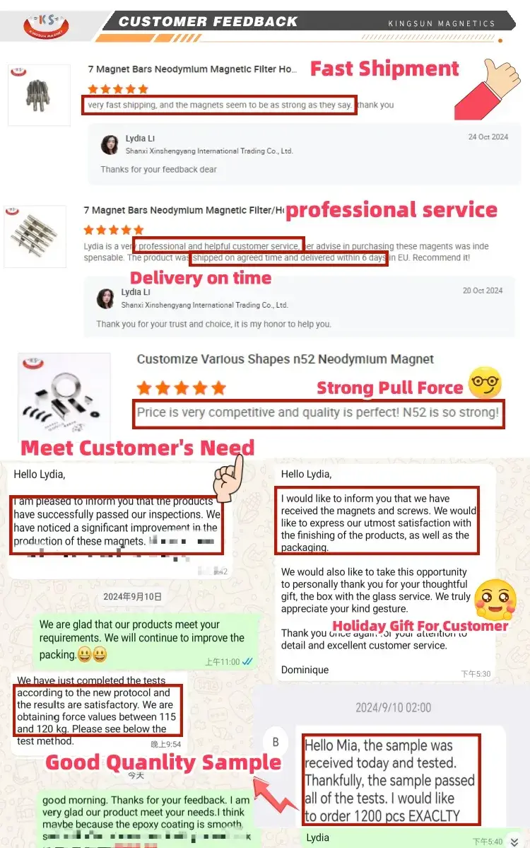 Nhà sản xuất cung cấp vật liệu từ tính vòng nam châm nam châm NdFeB vĩnh cửu cho đối tác bán buôn hình ảnh 22-description