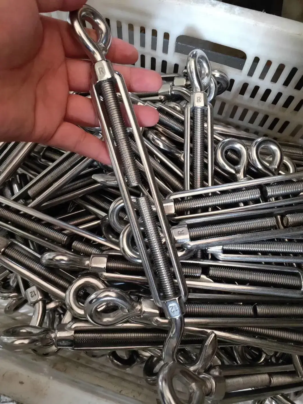 Phụ kiện hàng hải: Bộ căng dây kiểu châu Âu mở dây buộc thép không gỉ Steel316 M12 hình ảnh 20-description