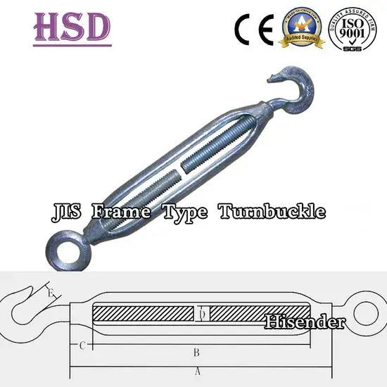 Phụ kiện hàng hải: Bộ căng dây kiểu châu Âu mở dây buộc thép không gỉ Steel316 M12