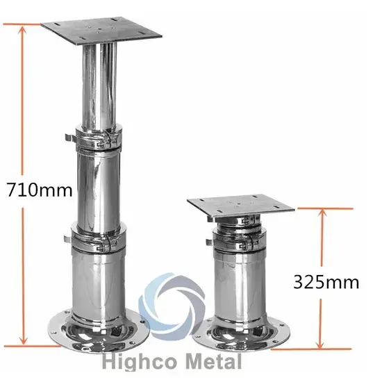 Bàn chân thuyền inox chất lượng cao với hệ thống nâng khí hiện đại