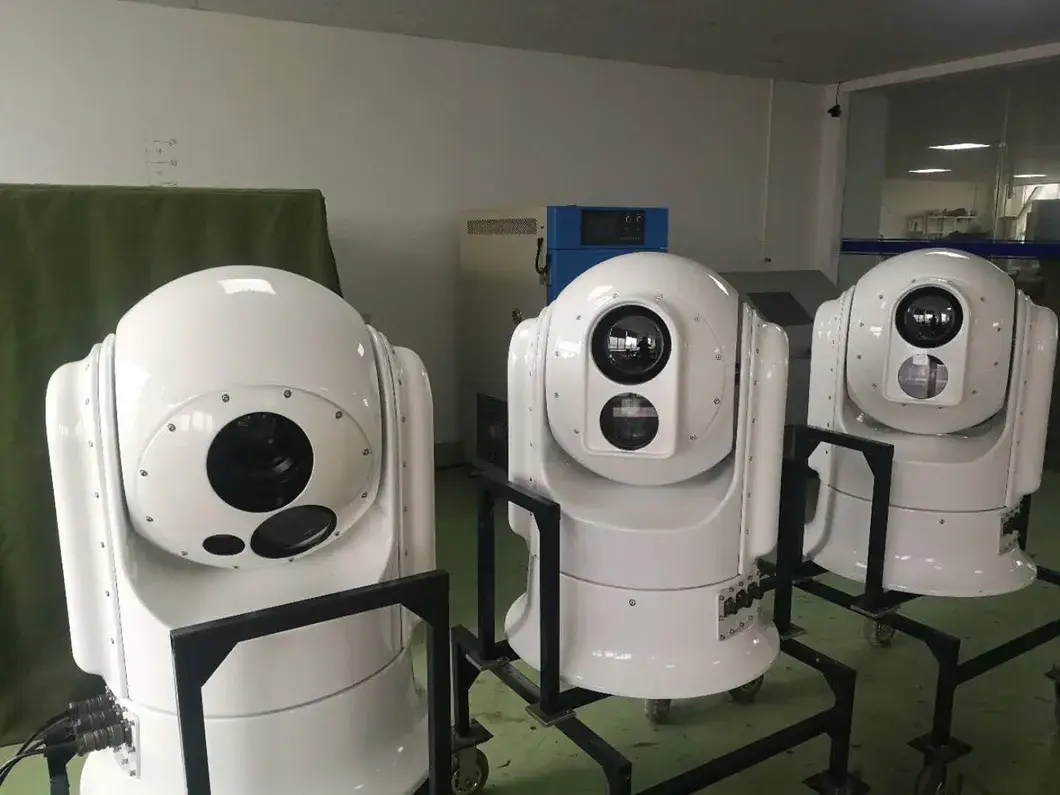 Camera video kép nhiệt PTZ ổn định với công nghệ Gyro trên tàu biển hình ảnh 21-description