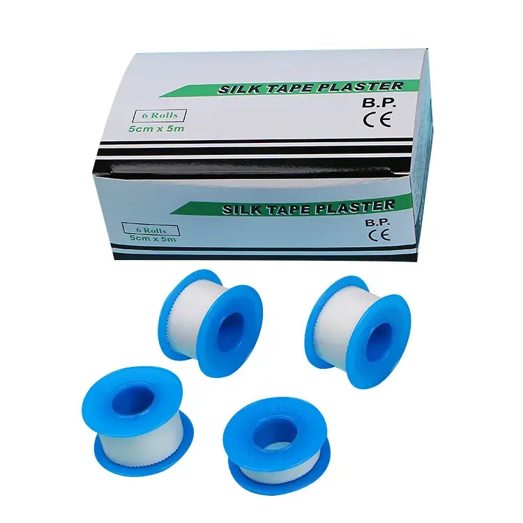 Băng dính lụa y tế chất lượng cao cho phẫu thuật hình ảnh 12-description