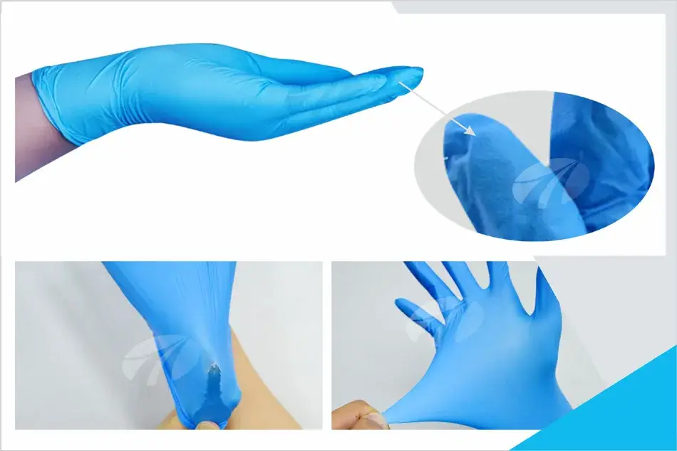 Găng tay nitrile y tế CE không có bột, đảm bảo an toàn và hygienic hình ảnh 11-description