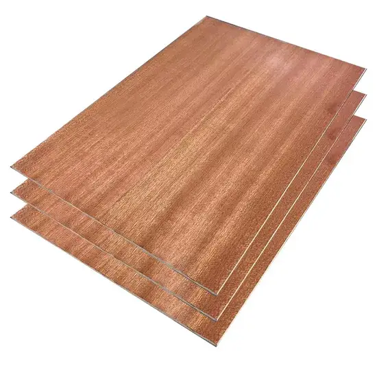 Ván ép MDF sợi trung bình với bề mặt melamine và UV, phù hợp cho trang trí nội thất