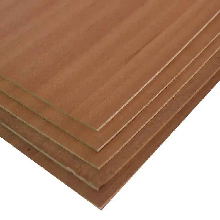 Ván ép MDF sợi trung bình với bề mặt melamine và UV, phù hợp cho trang trí nội thất