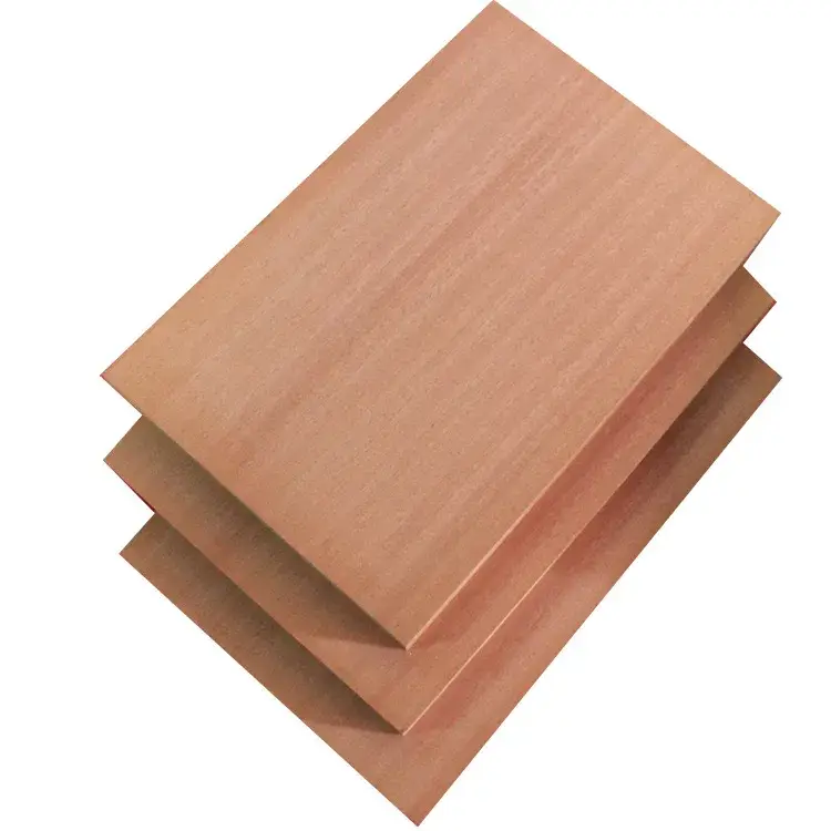 Ván ép MDF sợi trung bình với bề mặt melamine và UV, phù hợp cho trang trí nội thất