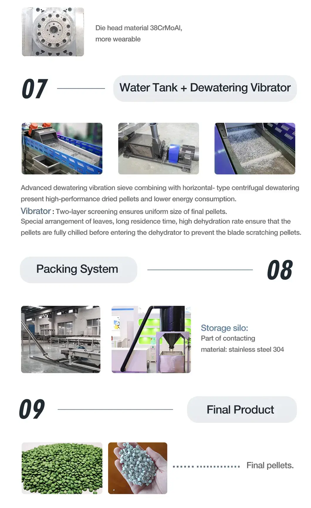 Máy nghiền nhựa PE/PP Meetyou - Giải pháp sản xuất tái chế nhựa chất lượng cao từ nhà cung cấp Trung Quốc hình ảnh 19-description