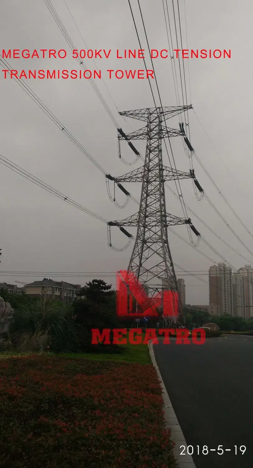 Cột thép truyền tải điện 500kv 5c5-Sj1 Megatro đôi mạch