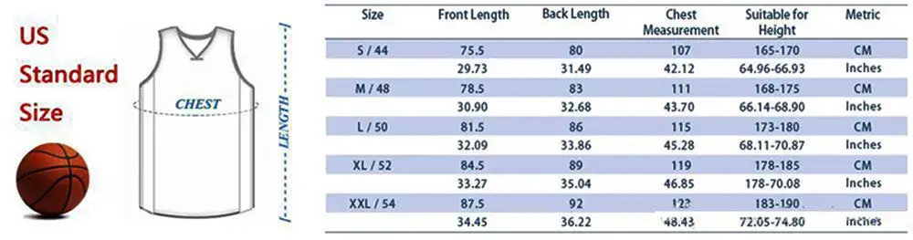 Áo Jersey Bóng Rổ Đại Học Nam - Sản phẩm chính hãng với kích thước đa dạng từ S-XXL hình ảnh 12-description