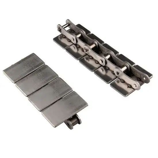 Chuỗi phẳng kim loại 38.1mm - Sản xuất từ thép không gỉ, với đỉnh phẳng