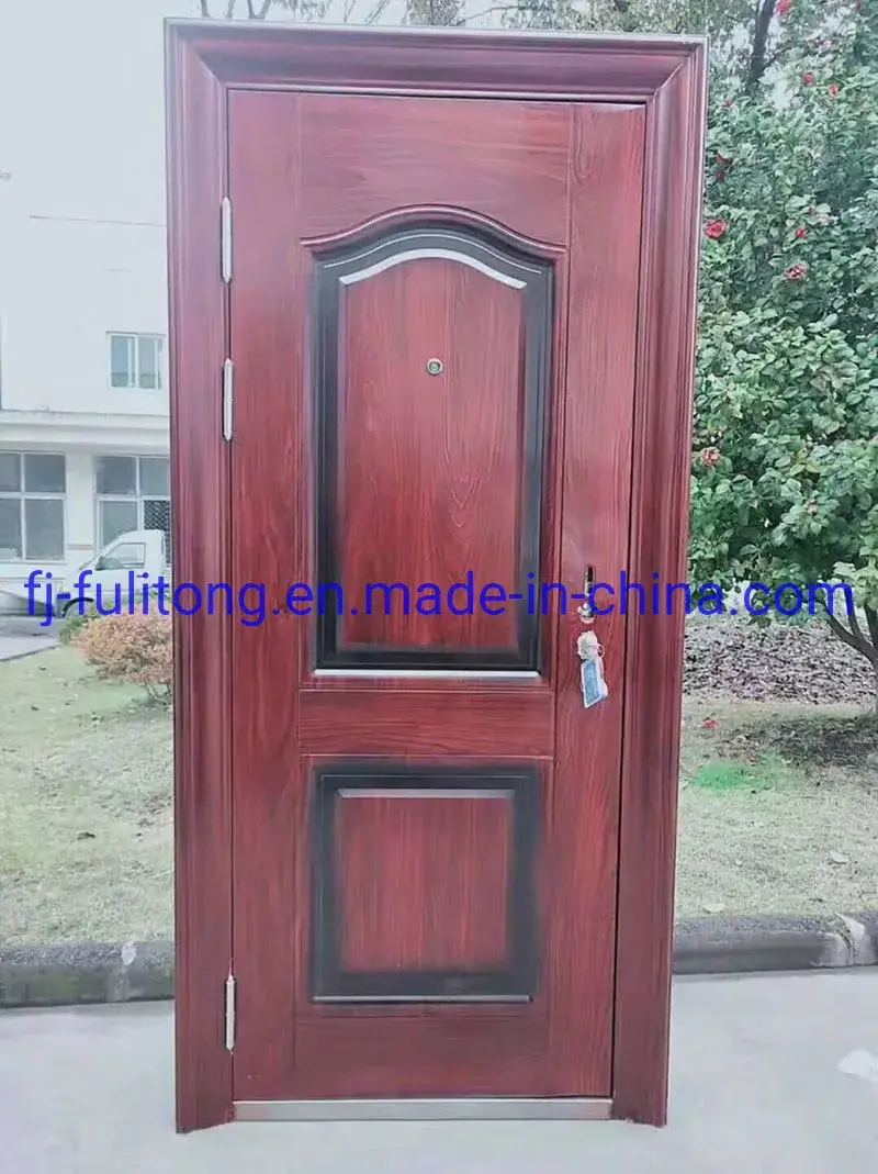 Cửa trượt bảo mật sử dụng kính kim loại cho sân thượng từ vật liệu thép và gỗ
