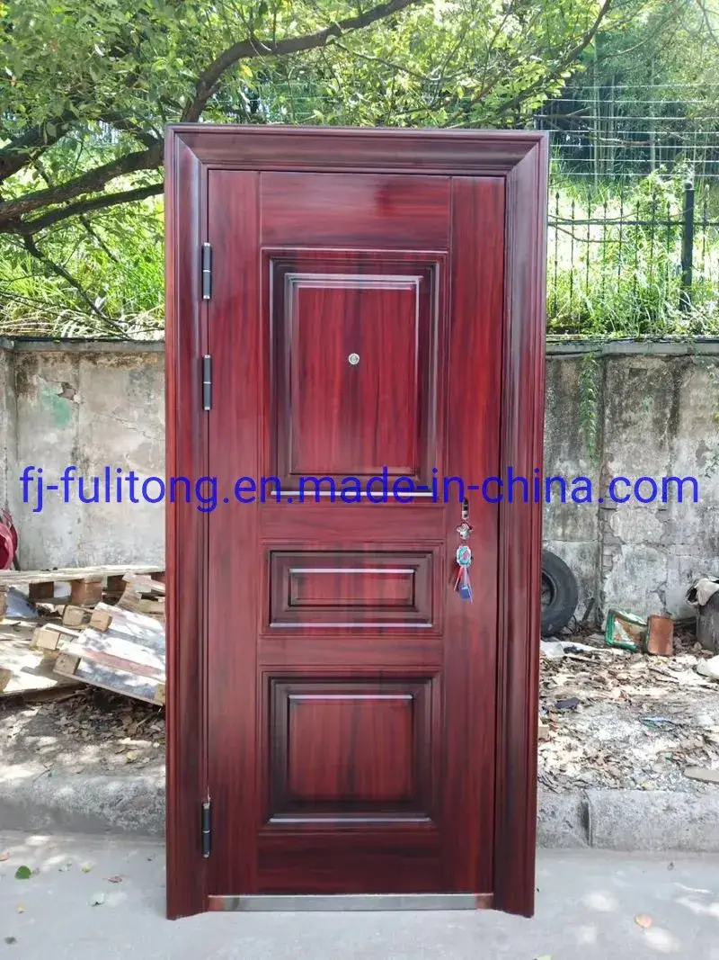 Cửa trượt bảo mật sử dụng kính kim loại cho sân thượng từ vật liệu thép và gỗ