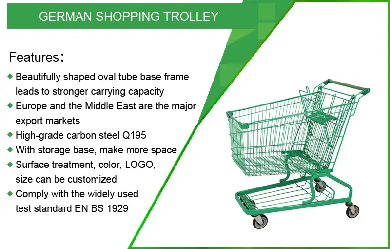 Xe đẩy hàng công nghiệp bằng chất liệu kim loại sắt hình ảnh 7-description