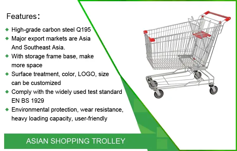 Xe đẩy hàng công nghiệp bằng chất liệu kim loại sắt hình ảnh 6-description
