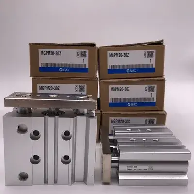 Xi lanh khí nén Mgqm SMC với công nghệ bạc trượt hướng dẫn và bộ truyền động khí nén hiệu quả