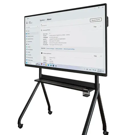 Bảng tương tác Miboard Ifp98 V14. V2: Tích hợp cổng Dp, HDMI ra và Wi-Fi 6, hỗ trợ USB Type-C 65W và đầy đủ Function*1 hình ảnh 1-description