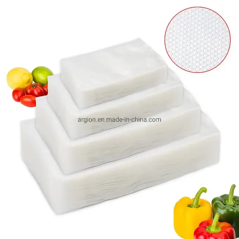 Cuộn túi bảo quản thực phẩm chân không kênh vi mô từ nhựa an toàn