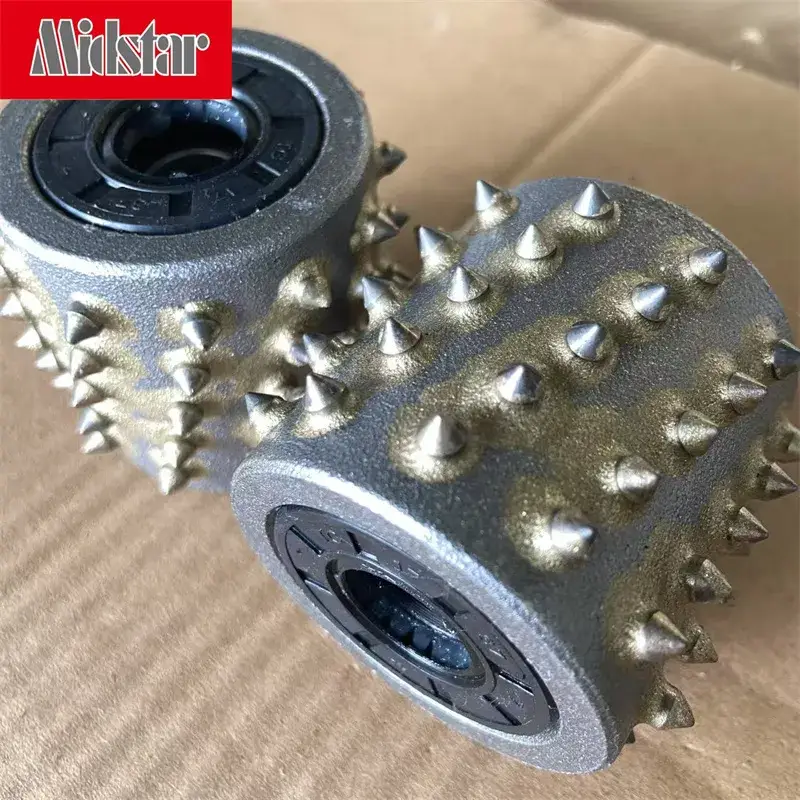 Bánh mài đánh bóng bề mặt nhãn lồng cho bê tông - Máy mài Diamond Bush Hammer Midstar 60teeth