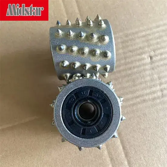 Bánh mài đánh bóng bề mặt nhãn lồng cho bê tông - Máy mài Diamond Bush Hammer Midstar 60teeth