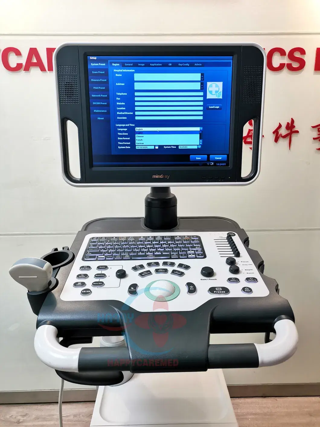 Máy siêu âm Doppler màu Mindray DC-28 - thiết bị y tế chất lượng cao cho bệnh viện và di động Ecografo hình ảnh 15-description