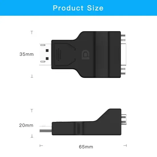 Bộ chuyển đổi Mini Display Port sang cổng kết nối VGA - Sản phẩm chất lượng cao