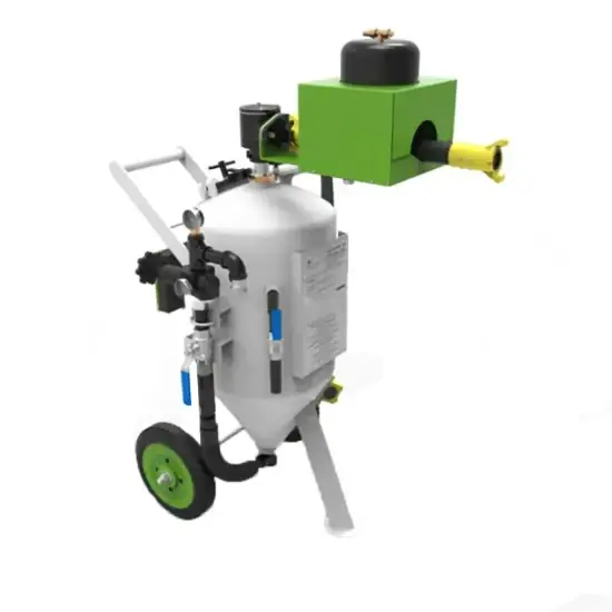 Máy phun cát không gây bụi, tiện di chuyển và sử dụng hình ảnh 1-description