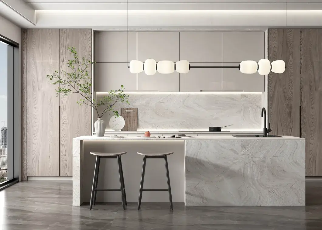 Thiết kế tủ bếp hiện đại cho dự án cải tạo nhà với phần đề xuất mới hình ảnh 16-description