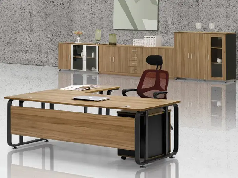 Bàn làm việc văn phòng thiết kế hiện đại cho không gian làm việc tại nhà hình ảnh 15-description