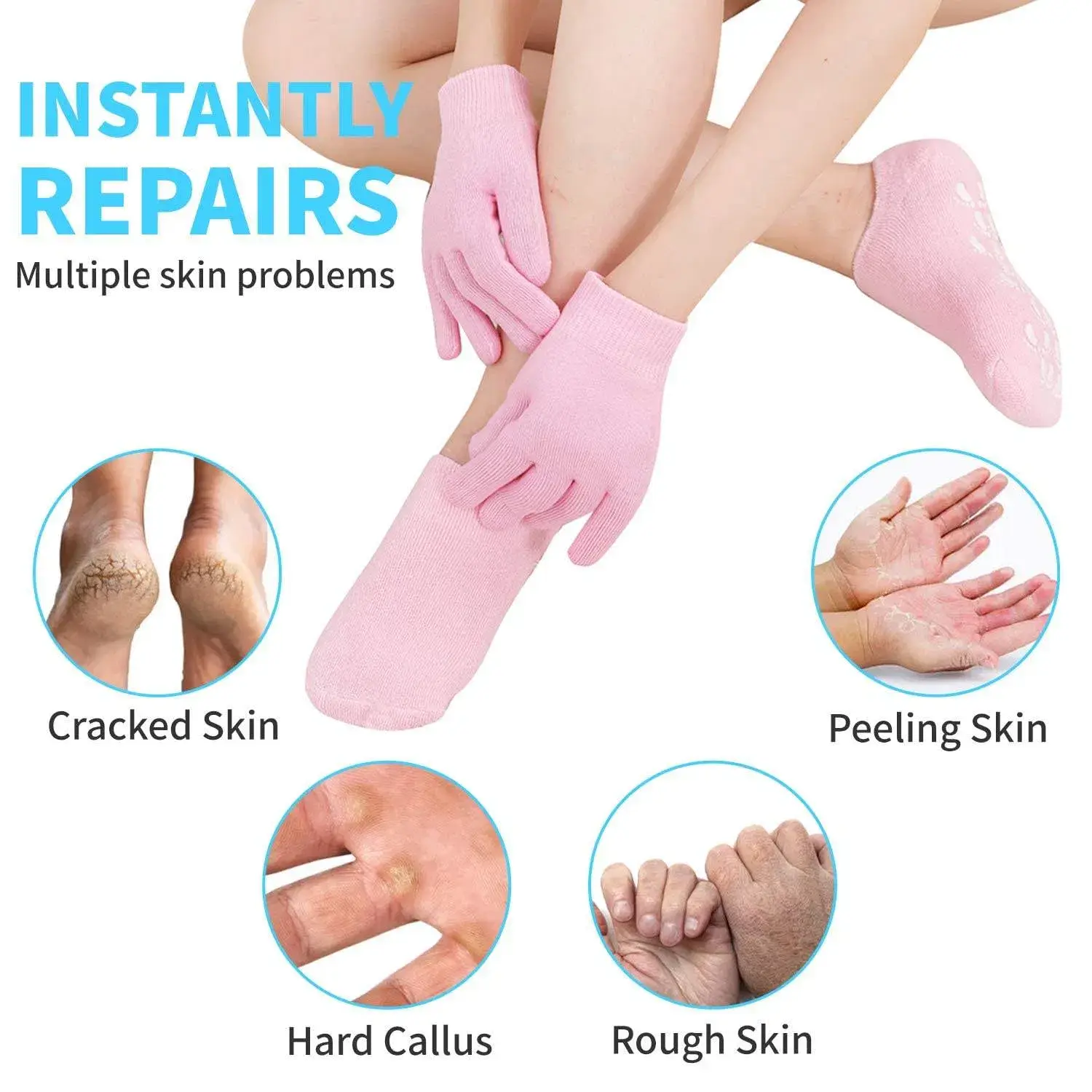 Gel Dưỡng Ẩm Chuyên Sâu Cho Da Chân Nứt Gót và Tất, Ăn Lành cho da tay