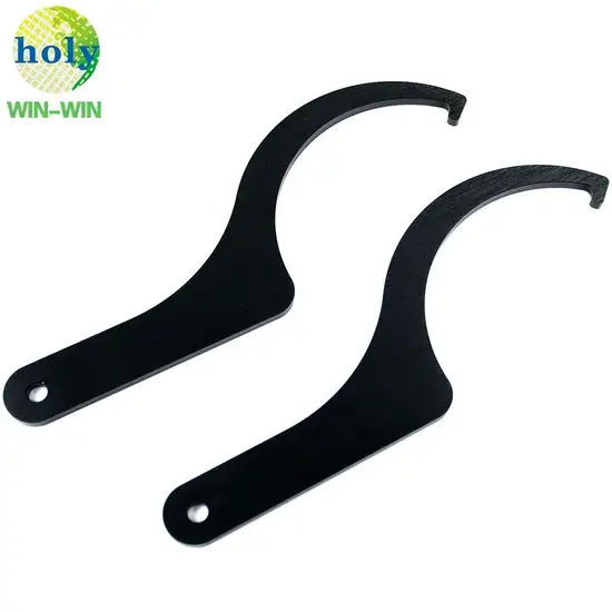 Công cụ điều chỉnh xích xe máy nhôm CNC chính xác, phủ lớp anod màu đen cho tay đòn
